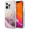Guess GUHCP13XLG4GPI iPhone 13 Pro Max 6,7 różowy/pink hardcase 4G Big Liquid Glitter